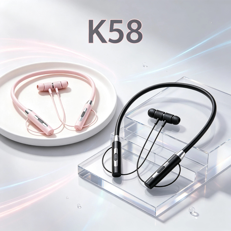 Magnetic Neckband Sports Earphones - Neues K58 Bluetooth-Headset, Nackenbügel-Design, magnetisches Headset,
