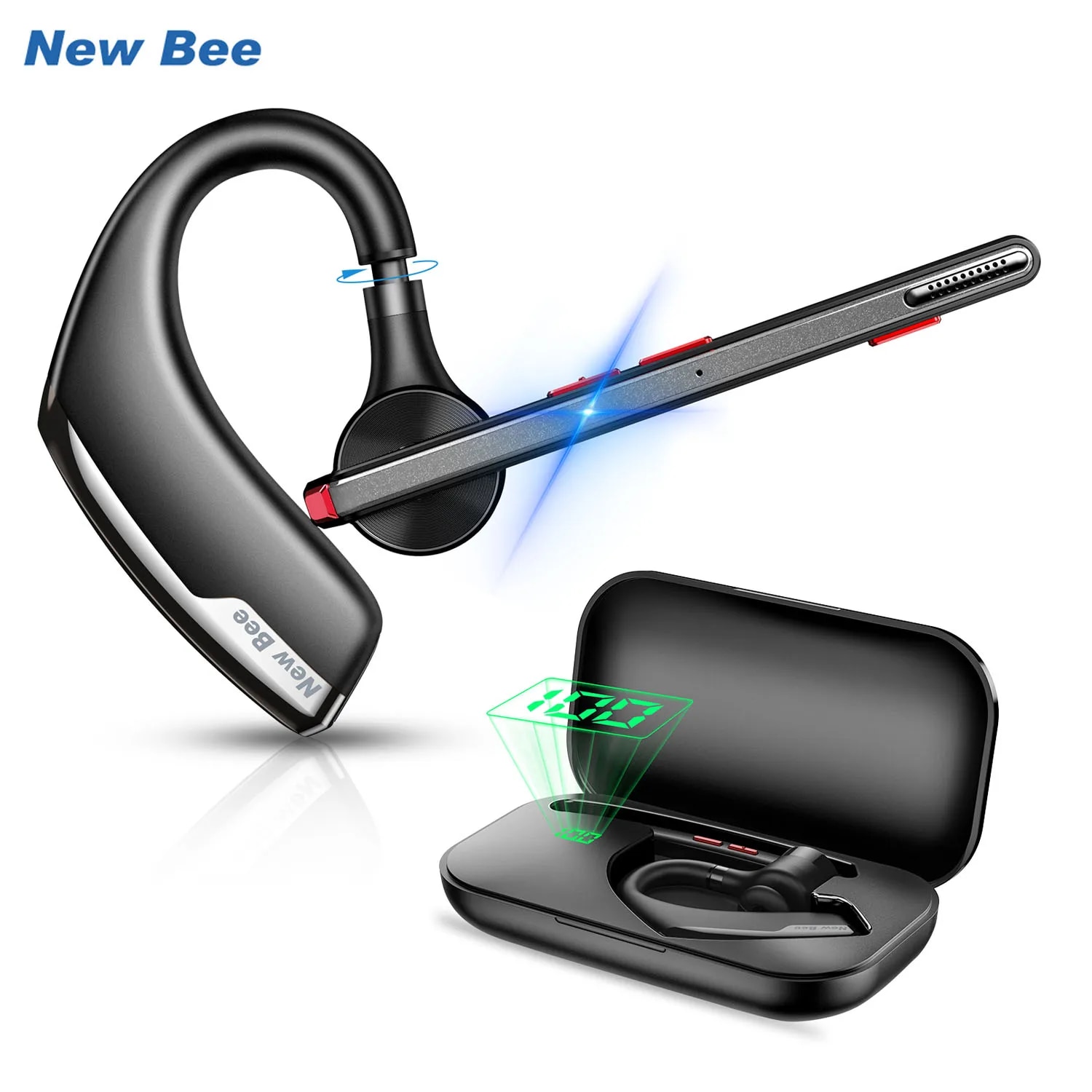 Type C Wired Earphones With Mic - Neue Bee M51 Bluetooth 5,2 Wireless