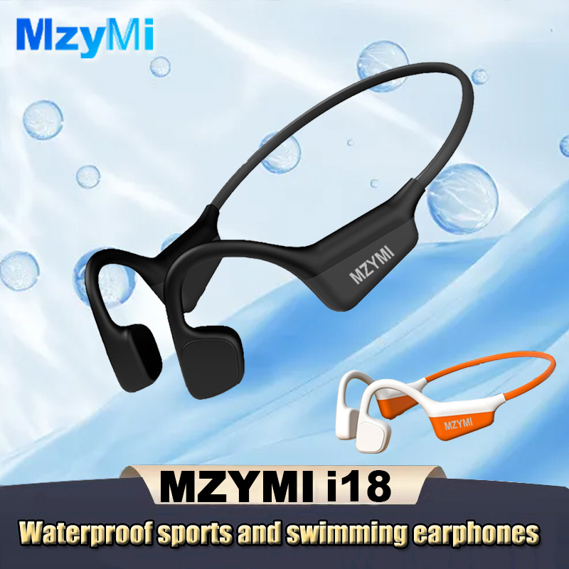 Tws Earbuds Bluetooth 5.3 - MZYMI I18 PRO Knochenleitungs-Ohrhörer, kabellose Kopfhörer,