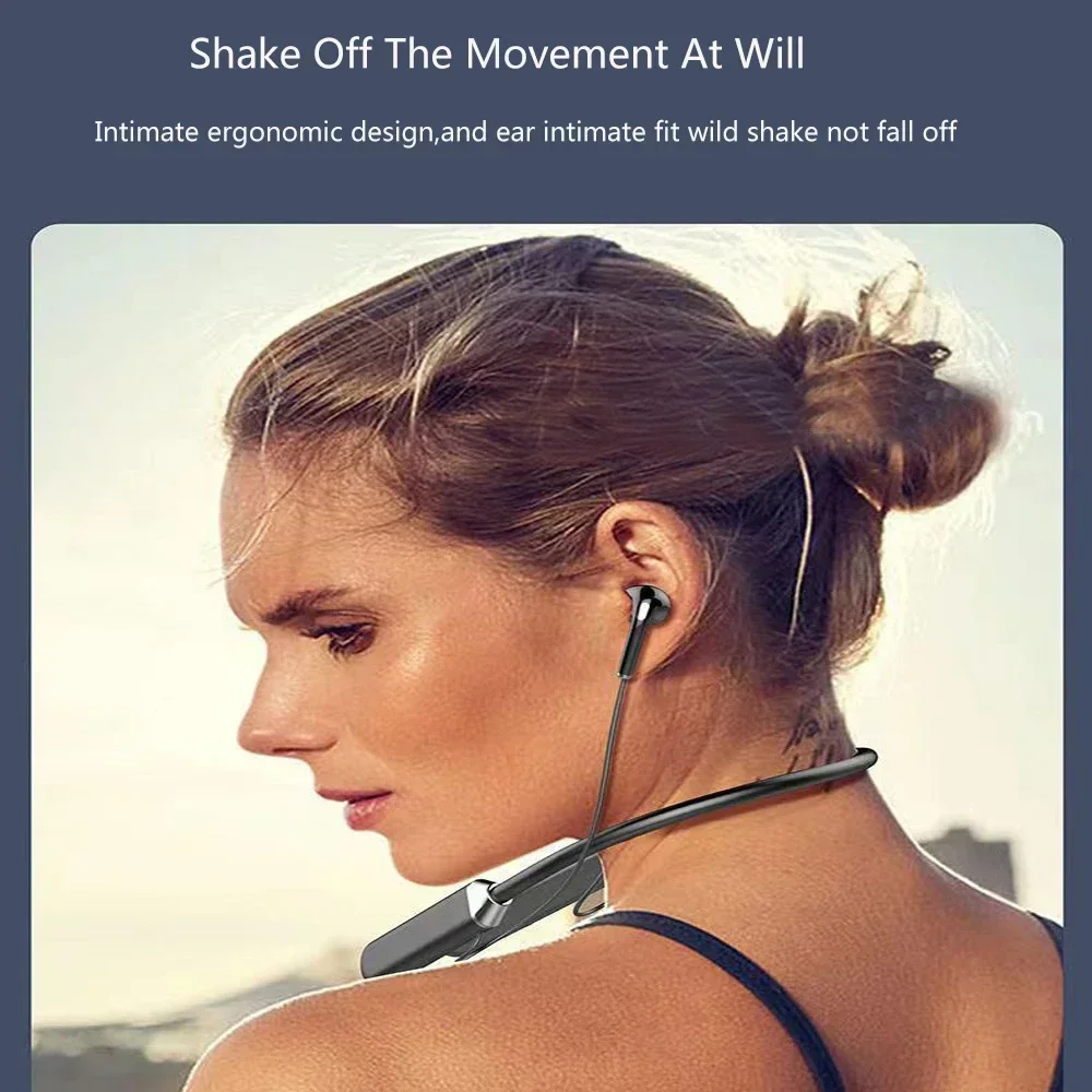 Magnetic Neckband Sports Earphones - Drahtlose Kopfhörer Bluetooth 5,0 Neckband Kopfhörer