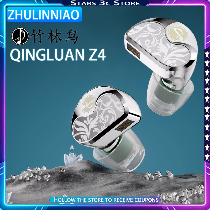 Planar Magnetic Iem Earphones - Neue Zhulinniao Qingluan Z4 HIFI-Kopfhörer mit