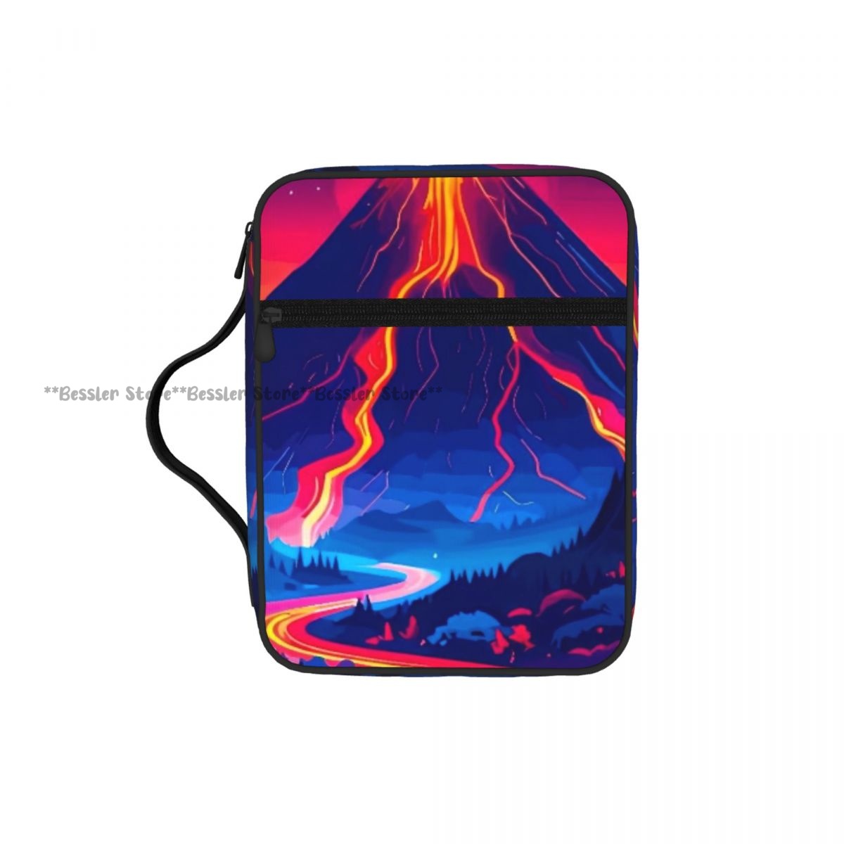 Tablets - Bibelhülle, Tragetasche für Bücher, Kirchentasche, Vulkanlandschaft,