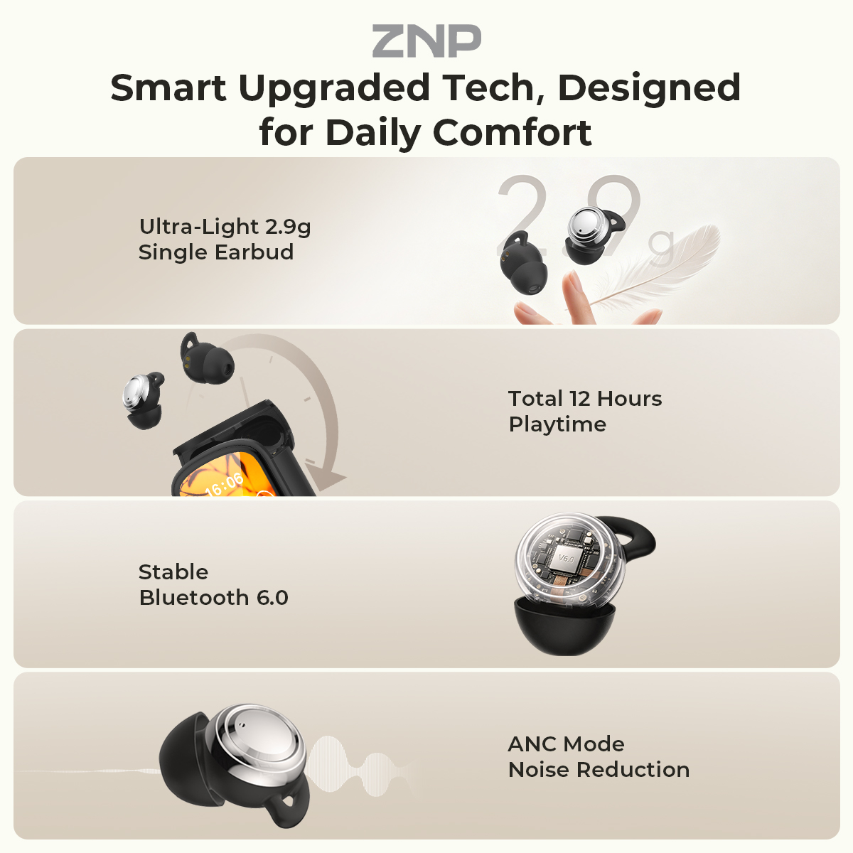 ZNP P04 Schlafhilfe-Ohrhörer A – Sleep Mask Headphones Bluetooth Bewertung und Preis