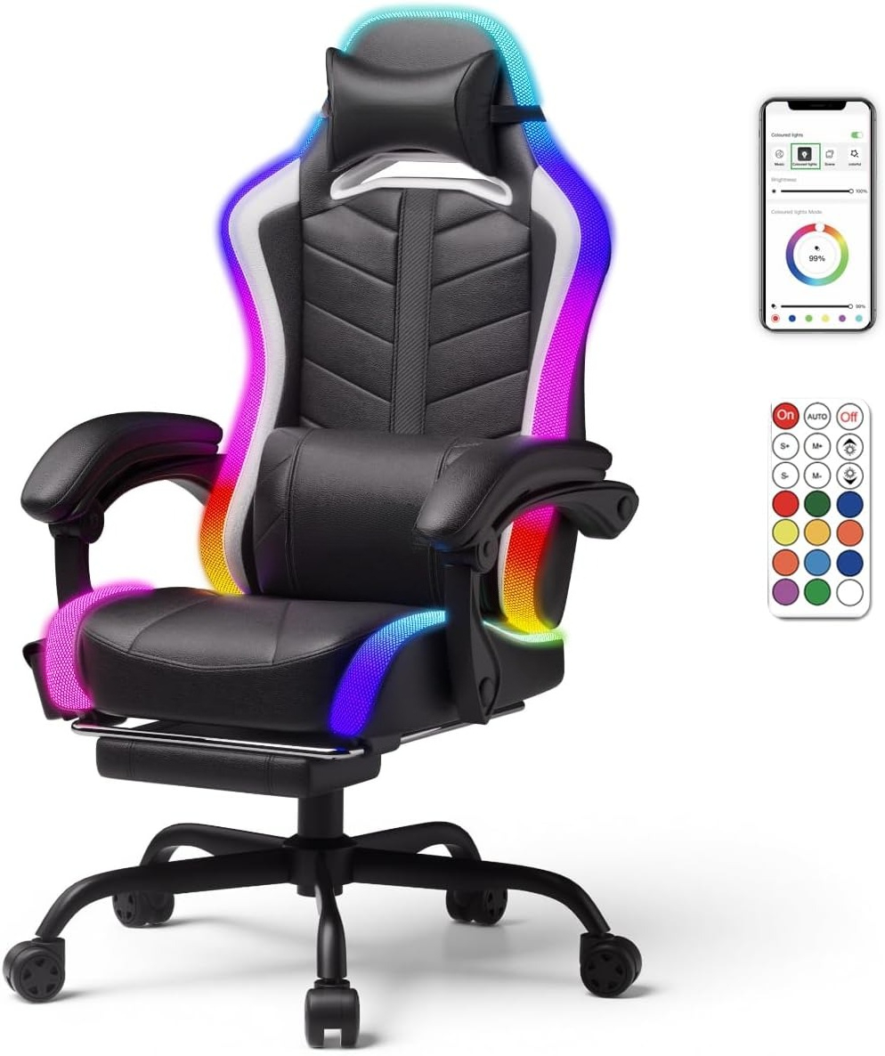 Gaming-Stuhl aus Premium-PU-Le – Speakers Bewertung und Preis