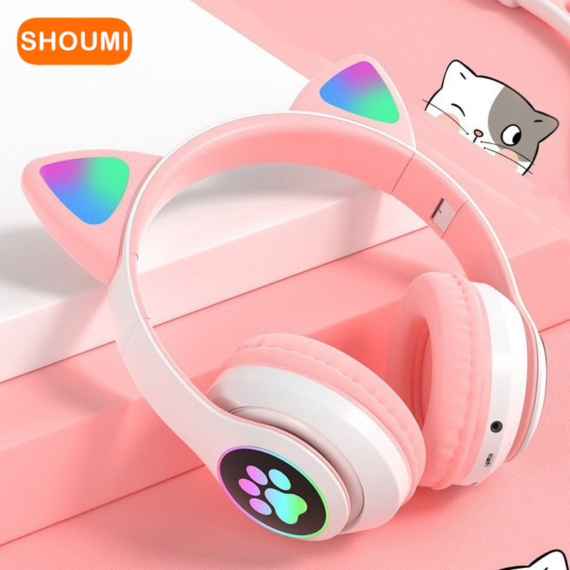 Blinkende LED süße Katzenohren – Cat Ear Bluetooth Headset Led Bewertung und Preis