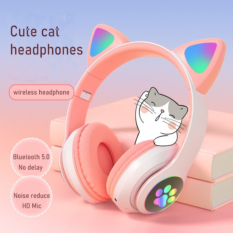 Blinkende LED süße Katzenohren – Cat Ear Bluetooth Headset Led Bewertung und Preis