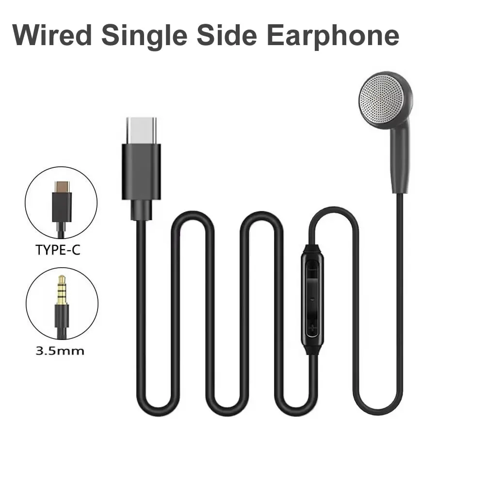USB C einseitiger Kopfhörer fü – Type C Wired Earphones With Mic Bewertung und Preis