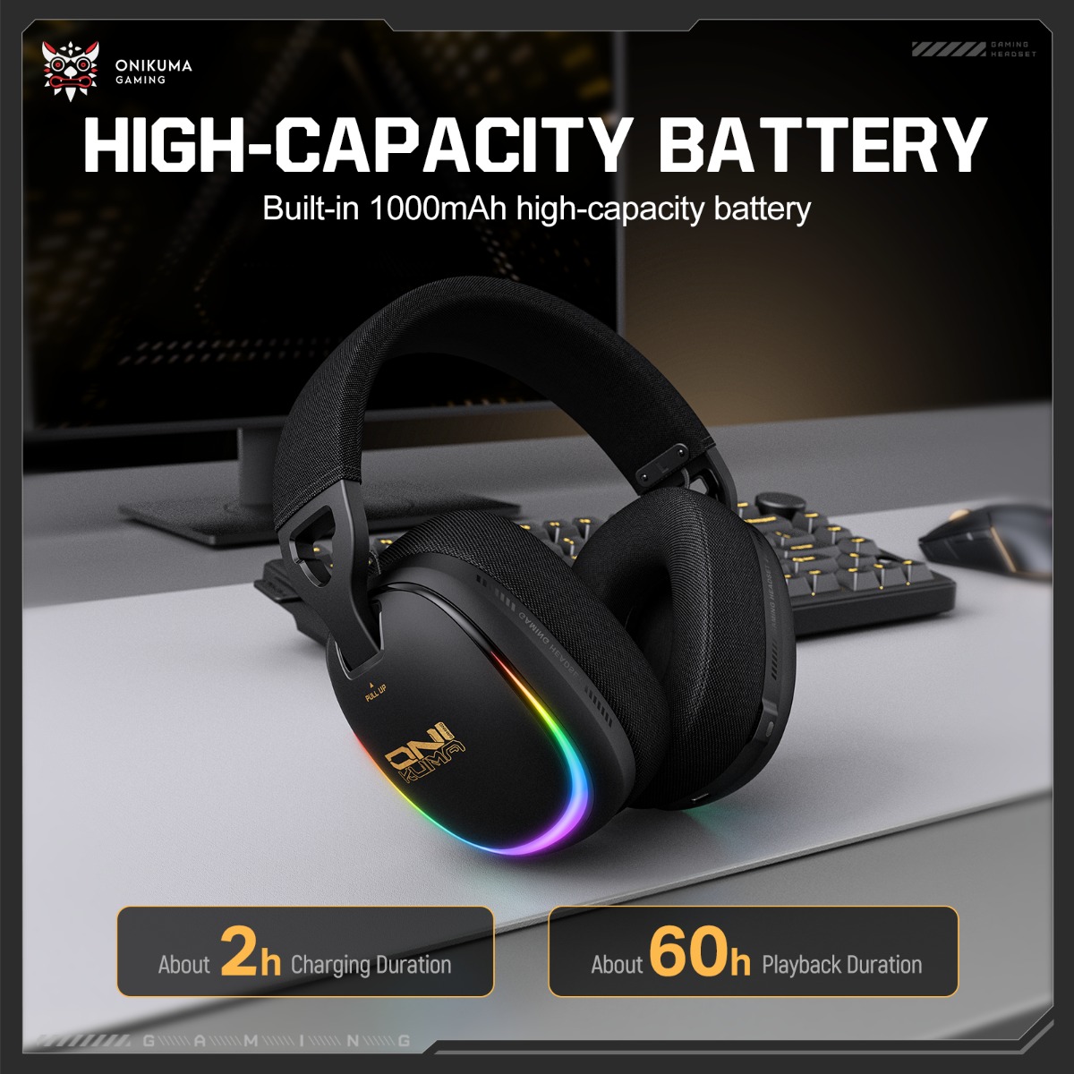 ONIKUMA GT805 Gaming-Headset,  – Gaming Headset With Mic Rgb Bewertung und Preis