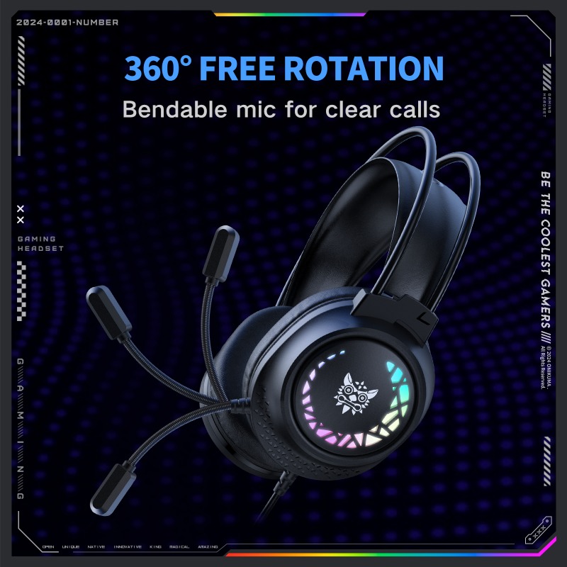 ONIKUMA X92 Kabelgebundenes Ga – Gaming Headset With Mic Rgb Bewertung und Preis