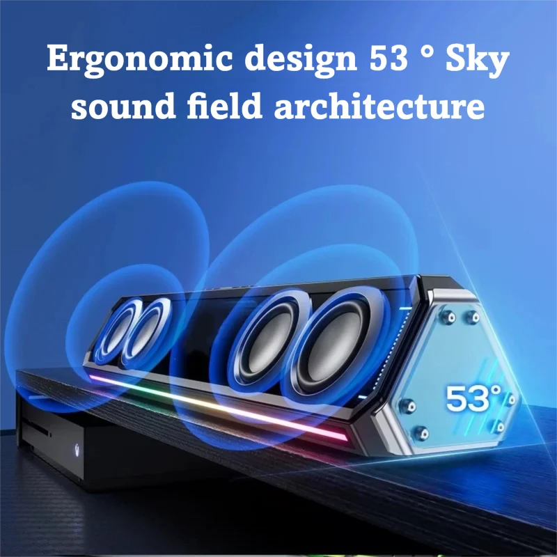 Gaming-Soundbar mit RGB-Beleuc – Rgb Computer Soundbar For Pc Bewertung und Preis