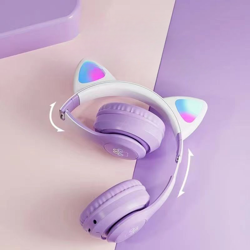 Over-Ear Cat Ear LED Atemlicht – Anc Wireless Over Ear Headphones Bewertung und Preis