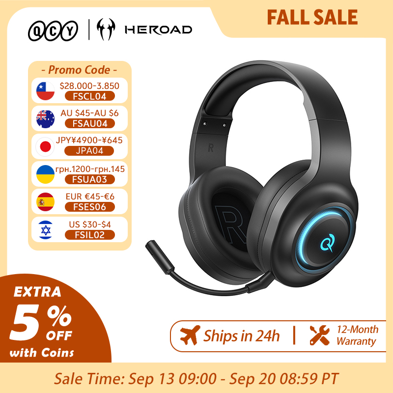 QCY Heroad V200 Gaming-Headset – Gaming Headset With Mic Rgb Bewertung und Preis